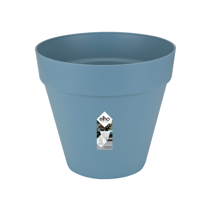 loft urban rond wielen 40cm vintage blauw